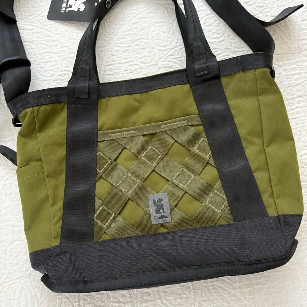 Chrome Industries Barrage Office Tote 16L, Moss X Black
